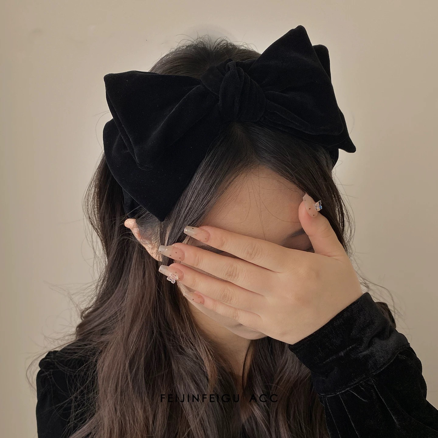 AWAYTR 1pc Large Velvet Bow Ha - Ribbon Bow Gift reseña y precio