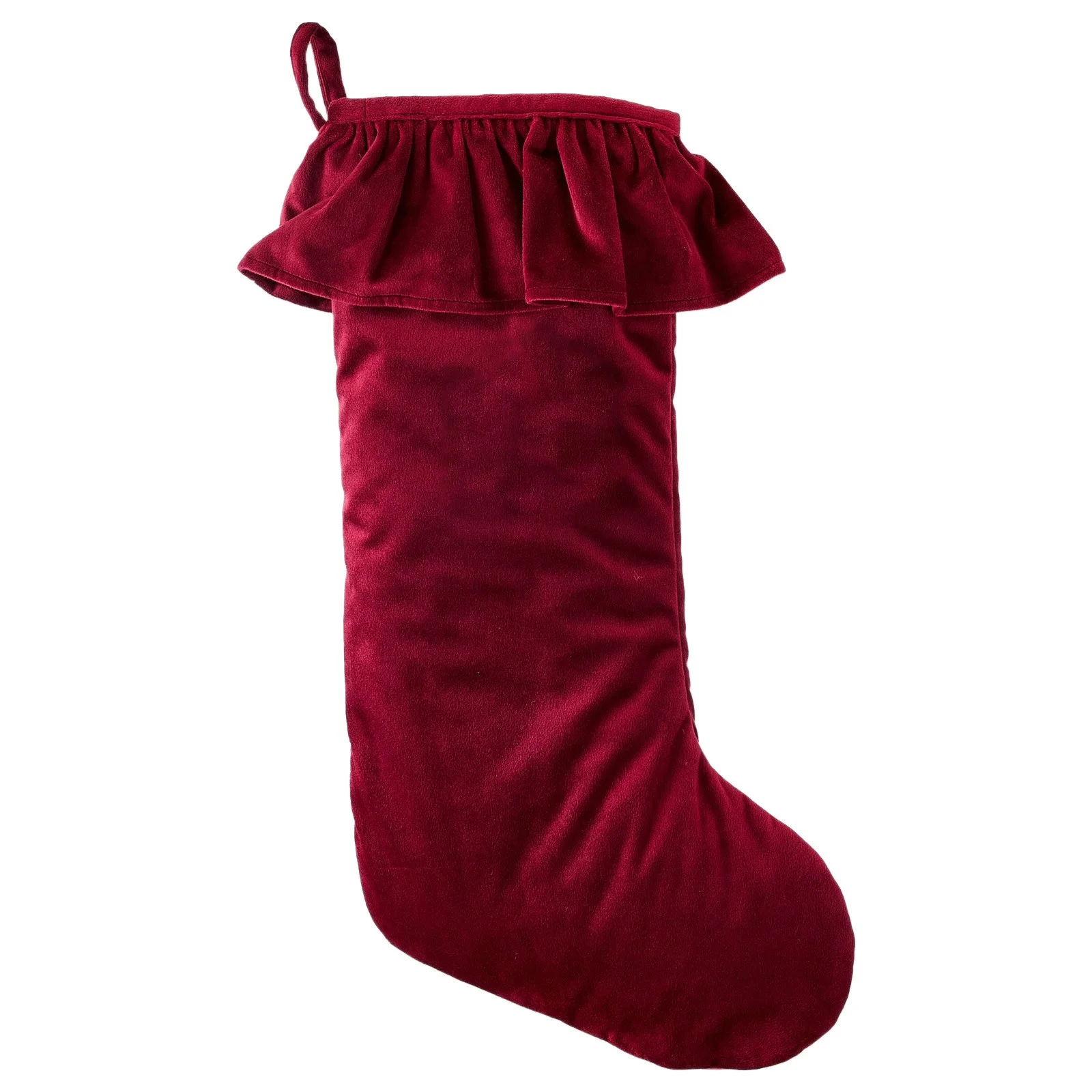 Velvet Christmas Stocking Holi - Christmas Stocking Hanging reseña y precio
