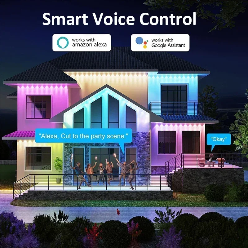 Smart RGBIC Outdoor Permanent  - Christmas Lights Outdoor reseña y precio