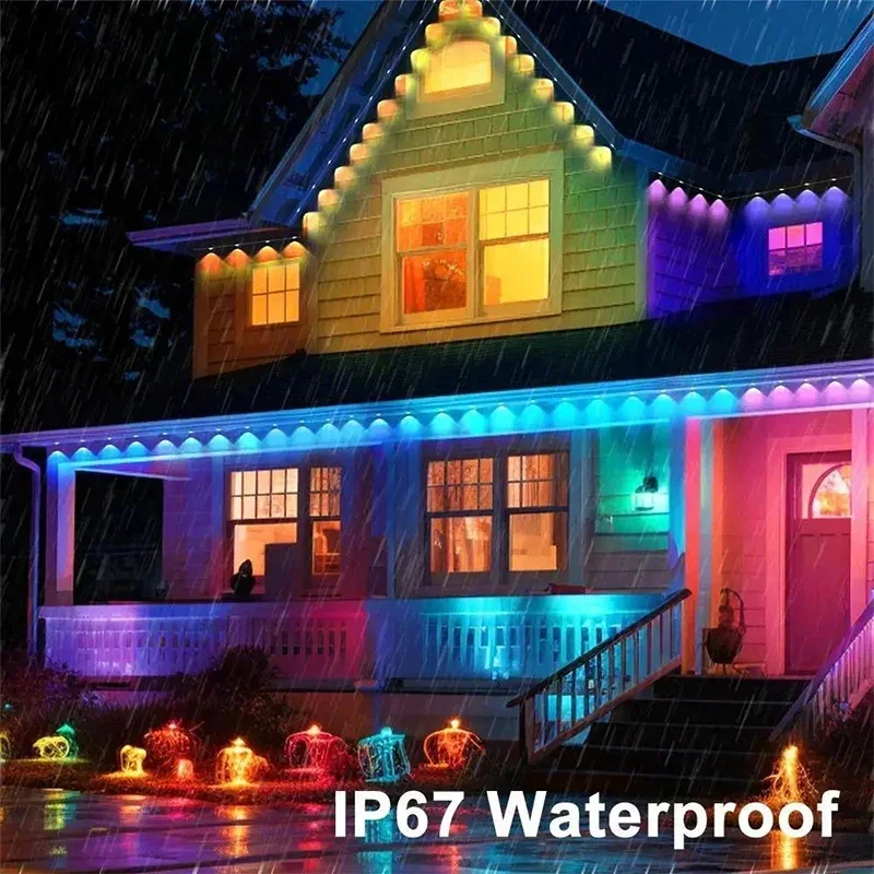 Smart RGBIC Outdoor Permanent  - Christmas Lights Outdoor reseña y precio