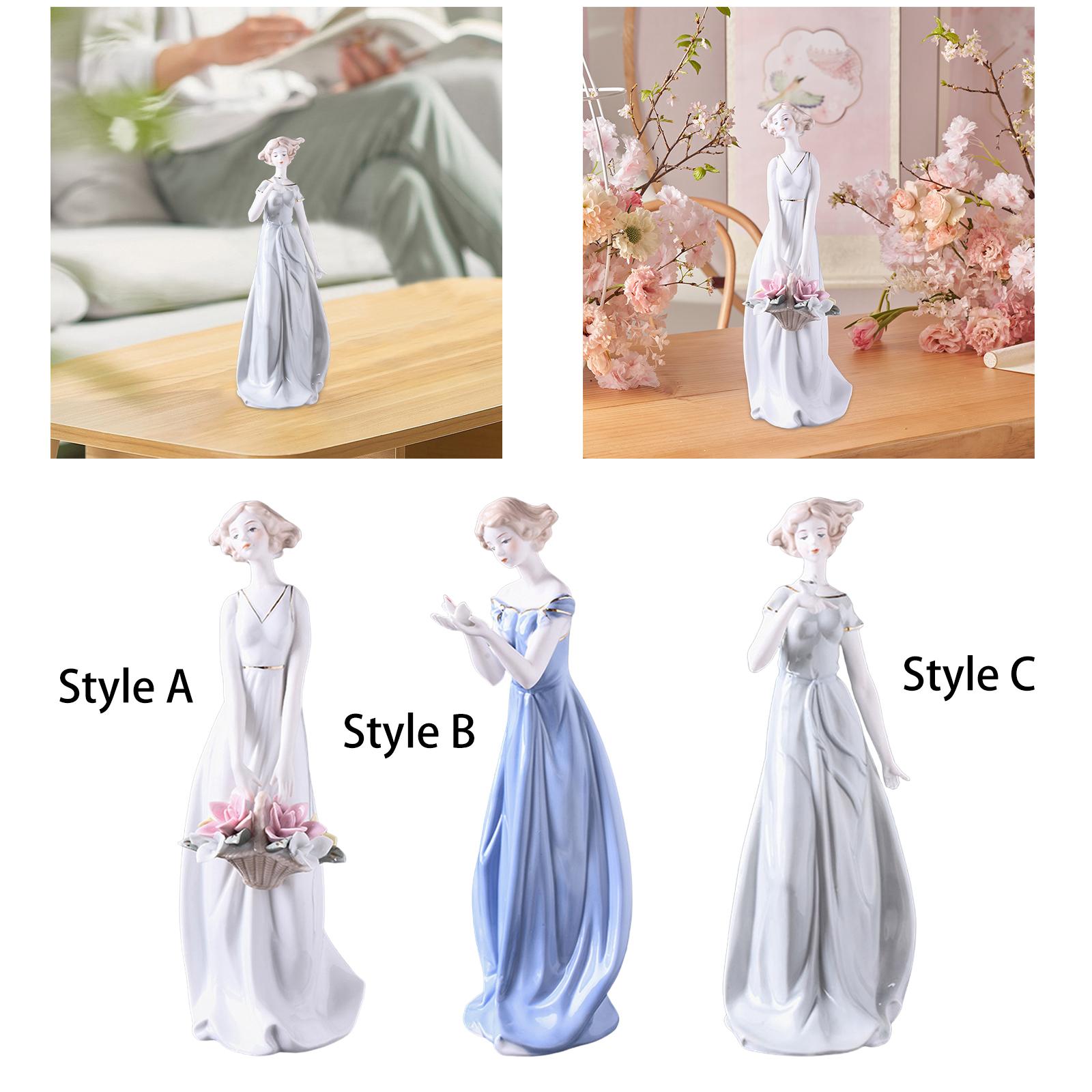 Porcelain Lady Statue Centerpi - Nutcracker Figurine reseña y precio