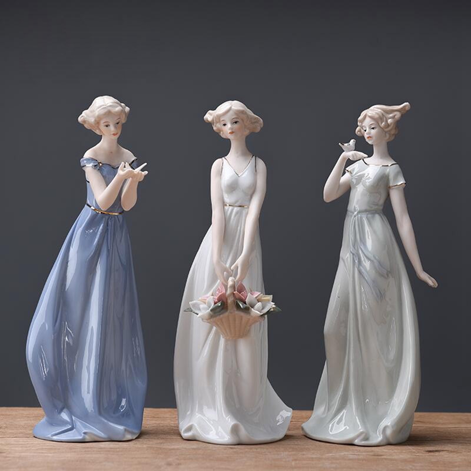 Porcelain Lady Statue Centerpi - Nutcracker Figurine reseña y precio