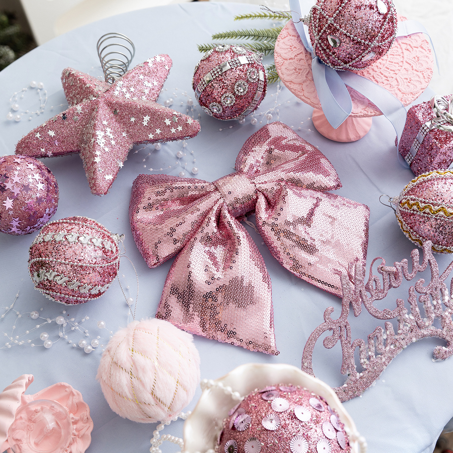Christmas Ball Decoration 8CM  - Ornament Ball Set reseña y precio