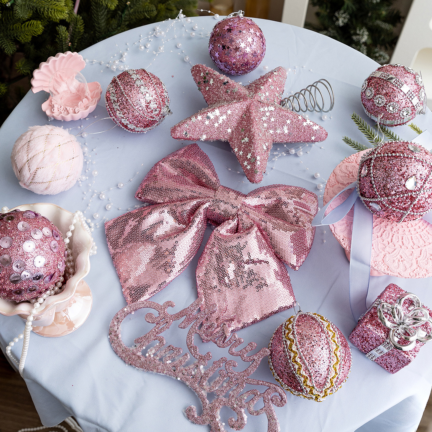 Christmas Ball Decoration 8CM  - Ornament Ball Set reseña y precio