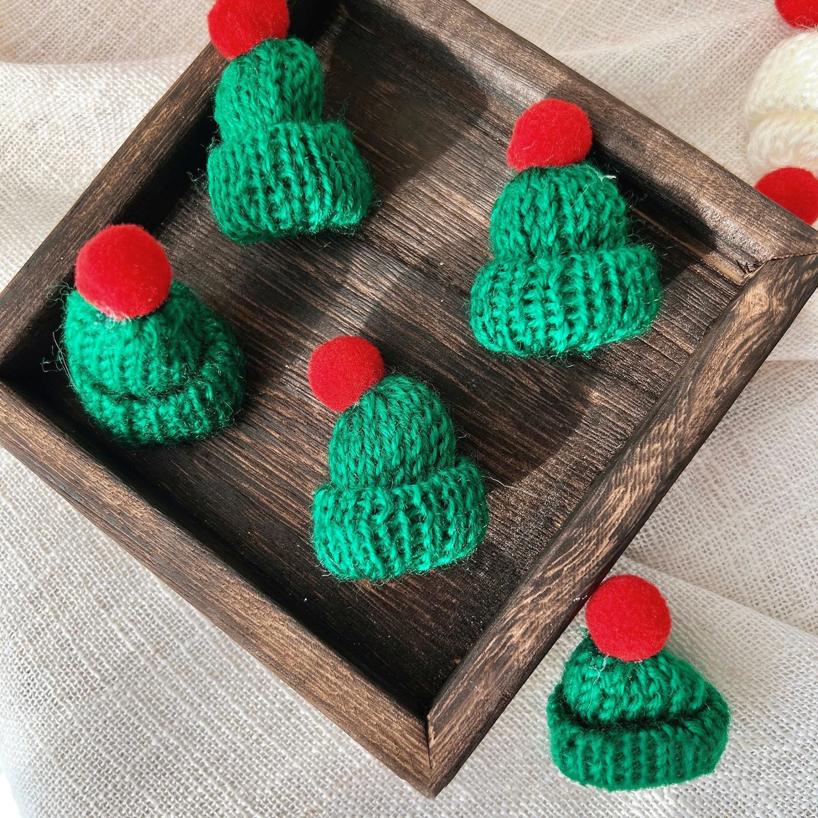 10/20pcs Mini Santa Hat & Scar - Santa Hat Plush reseña y precio