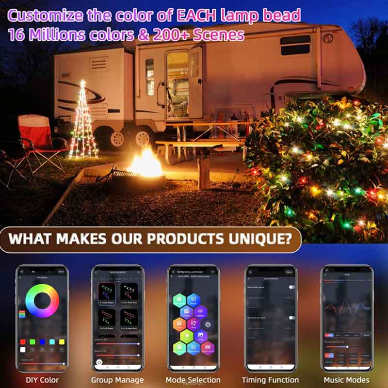 Bluetooth LED String Lights US - Led Fairy String Lights reseña y precio