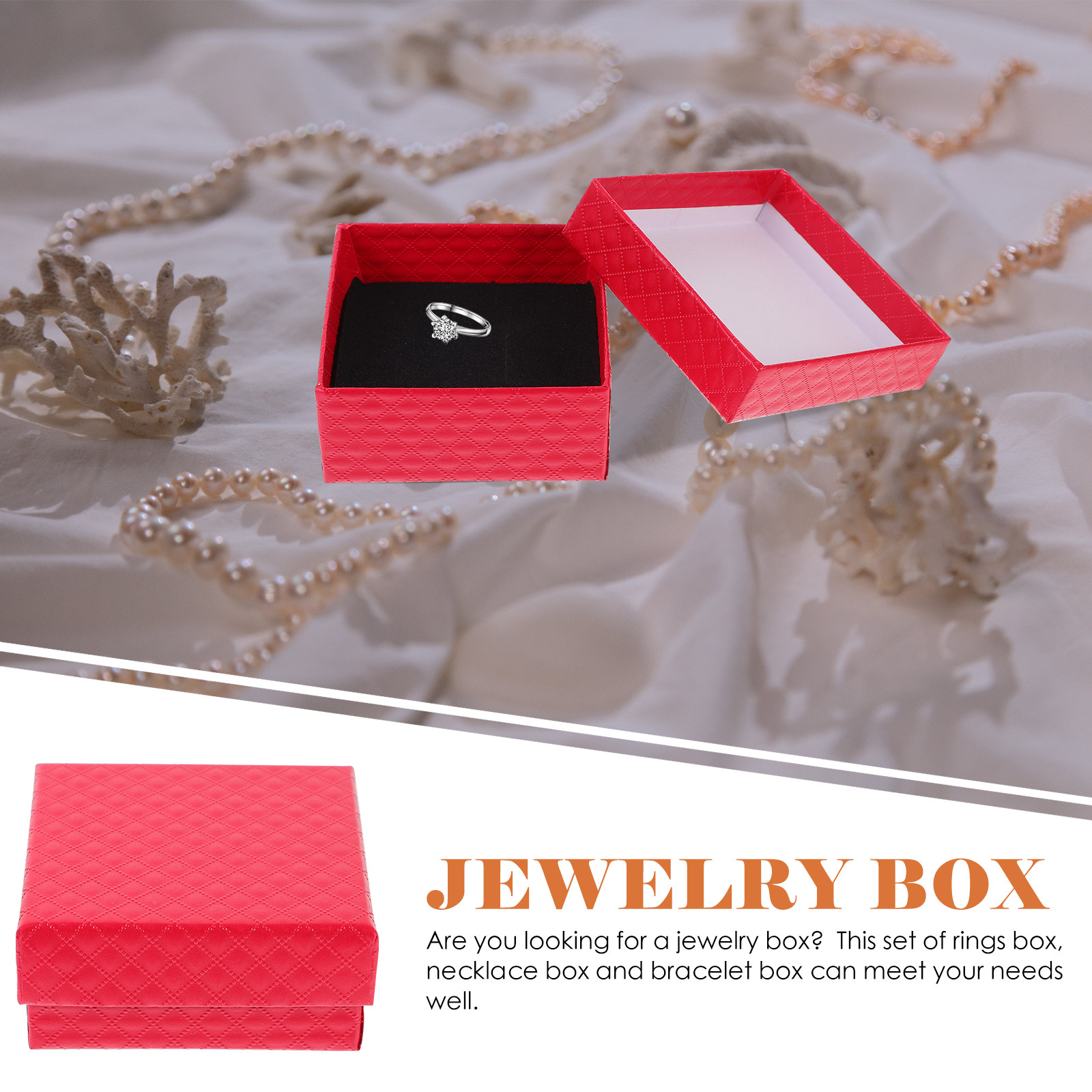 10Pcs Elegant Patterned Jewelr - Gift Box Wrap Set reseña y precio