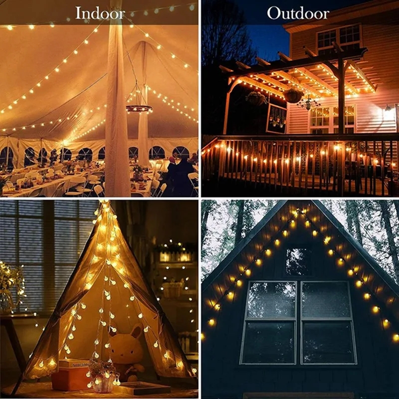 1.5-10m LED Crystal Ball Garla - Led Fairy String Lights reseña y precio