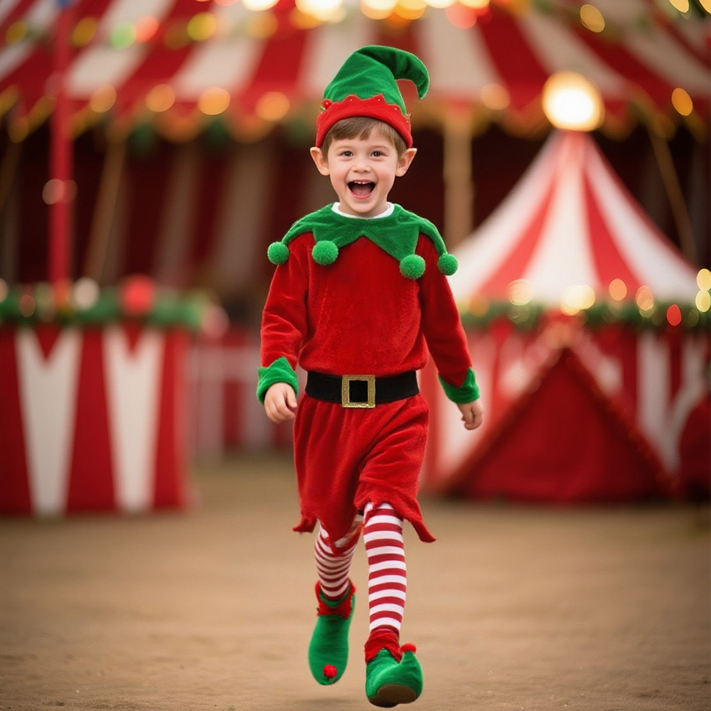 5Pcs Christmas Sets For Childr - Elf Costume Christmas reseña y precio