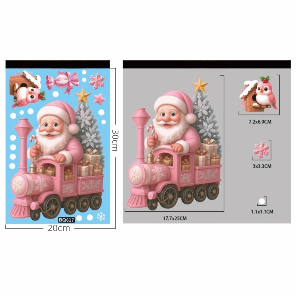 Cartoon PVC Window Stickers Sn - Snowflake Window Decal reseña y precio