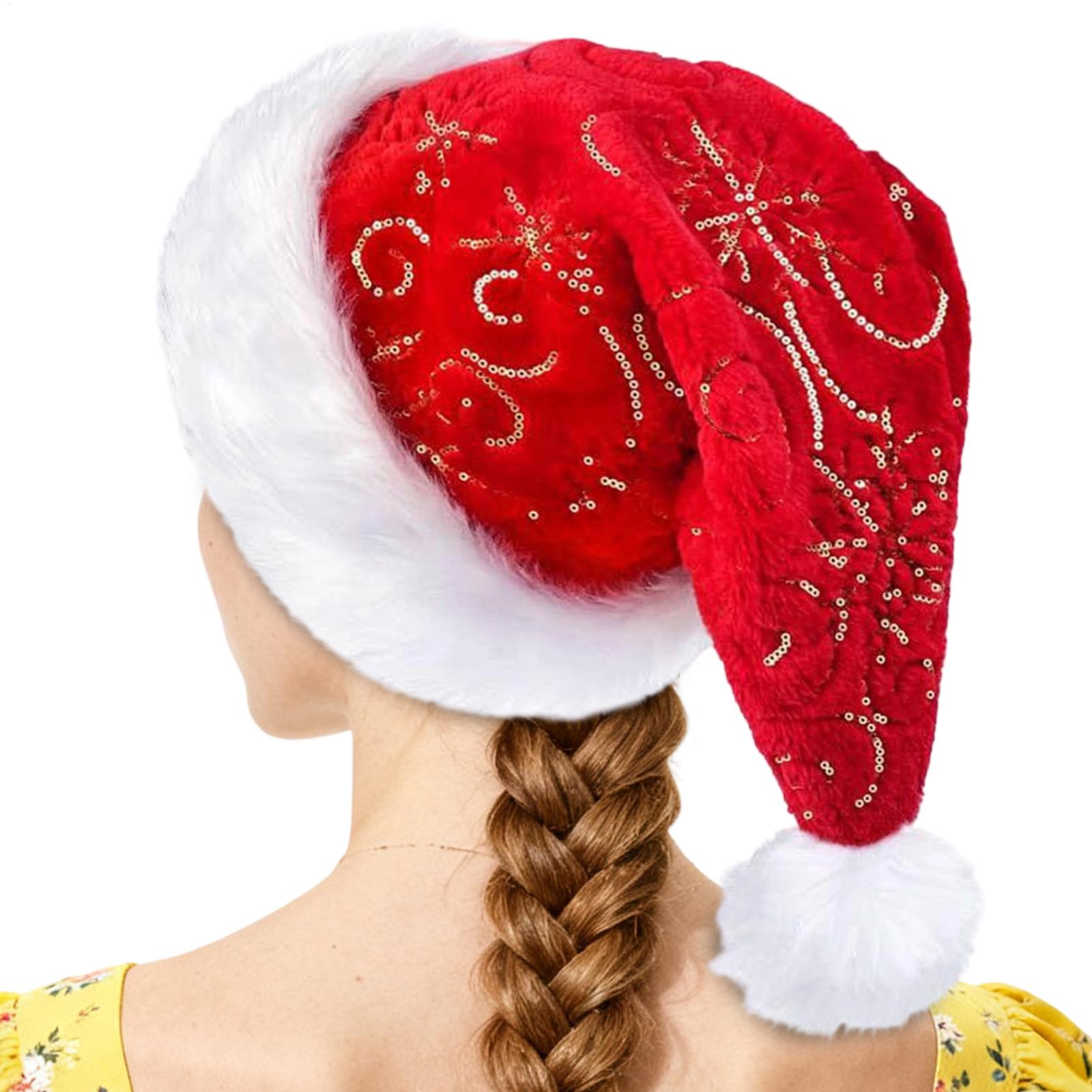 Plush Christmas Hat Portable W - Santa Hat Plush reseña y precio