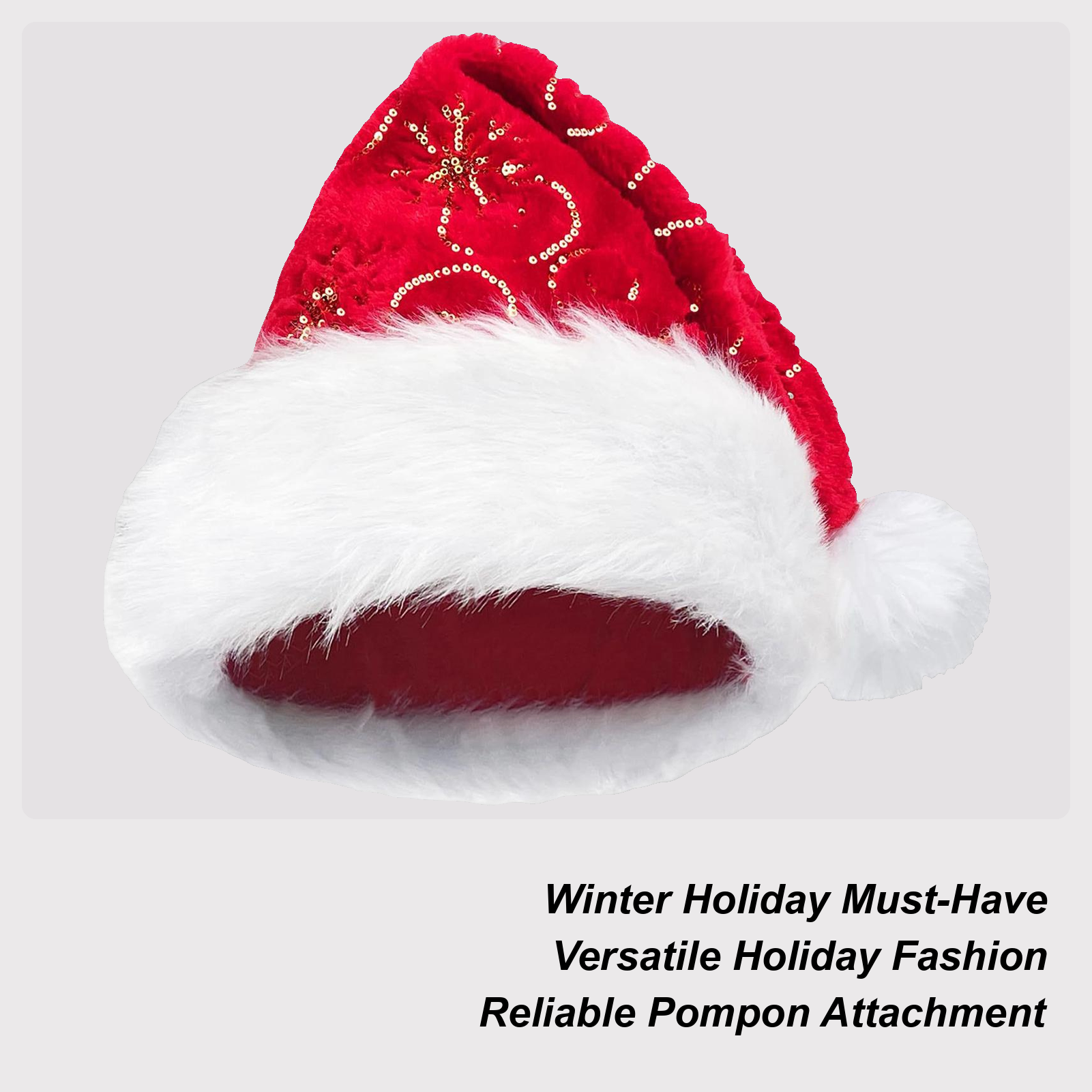 Plush Christmas Hat Portable W - Santa Hat Plush reseña y precio