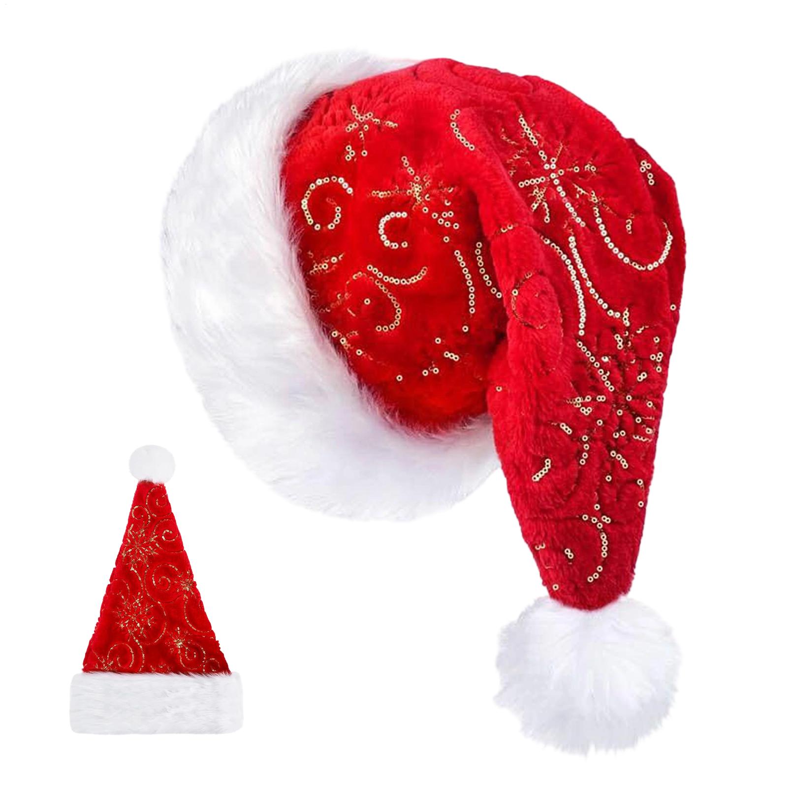 Plush Christmas Hat Portable W - Santa Hat Plush reseña y precio