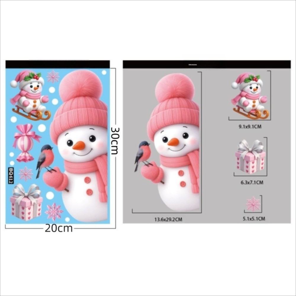 Removable PVC Window Stickers  - Snowflake Window Decal reseña y precio