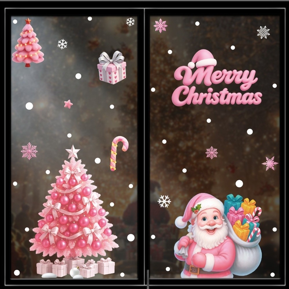 Removable PVC Window Stickers  - Snowflake Window Decal reseña y precio