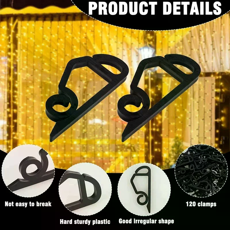 Outdoor Gutter Hooks Christmas - Christmas Lights Outdoor reseña y precio