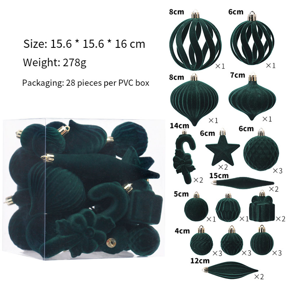 28PCS Christmas Balls Christ - Ornament Ball Set reseña y precio