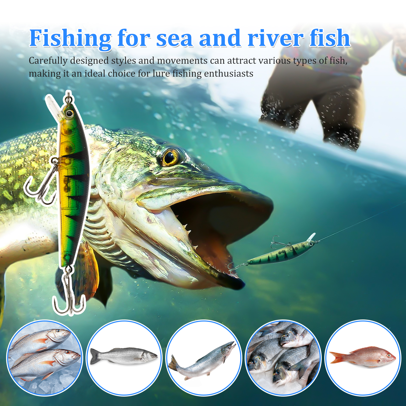 Advent Calendar Fishing Lure C - Advent Calendar Gift reseña y precio