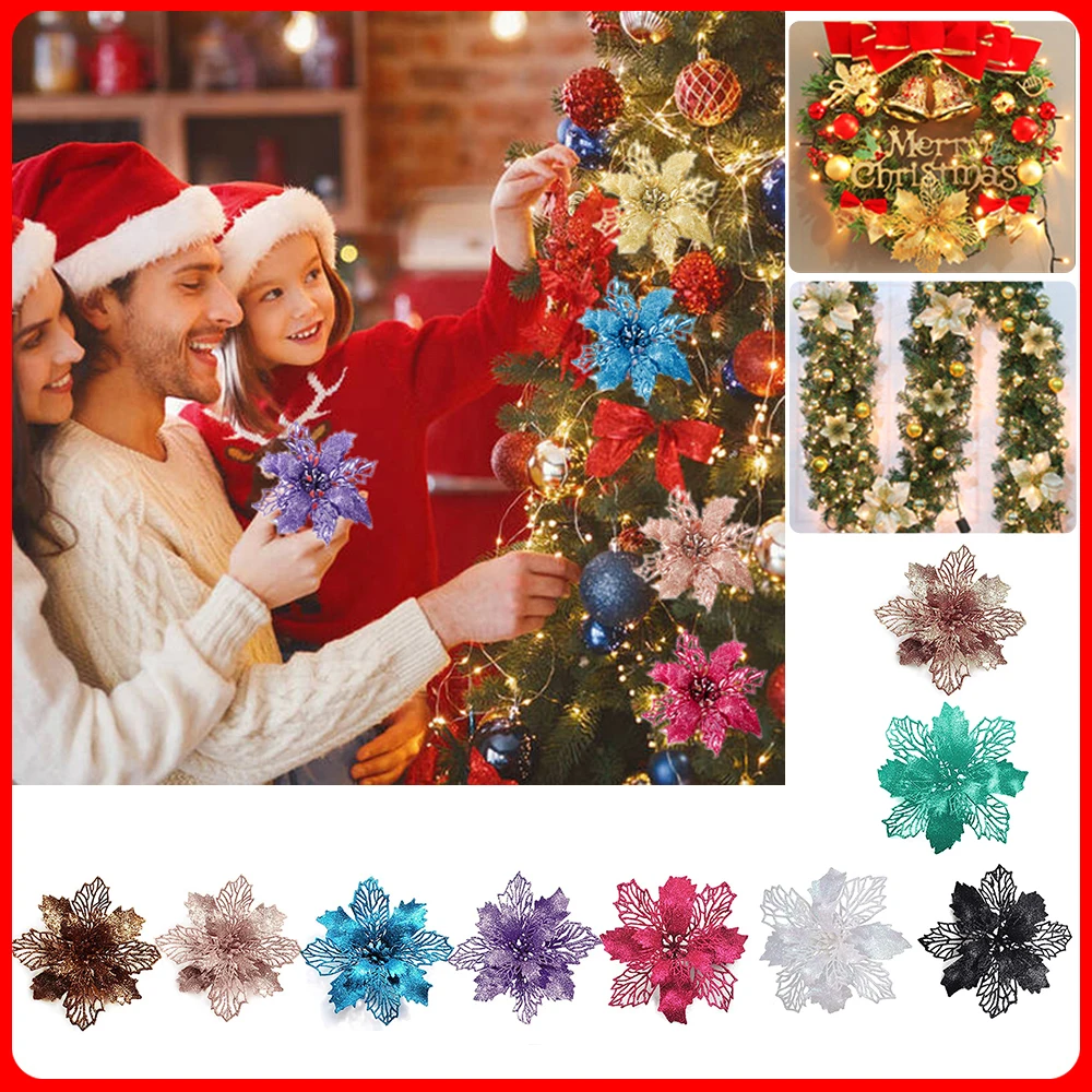 9cm Glitter Artifical Christma - Christmas Wreath Fake reseña y precio