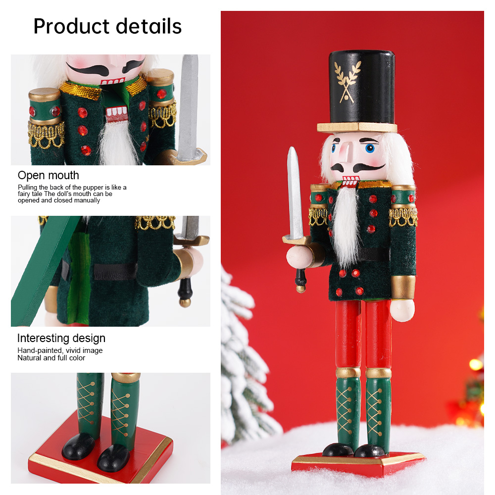 30cm Christmas Nutcracker Wood - Nutcracker Figurine reseña y precio