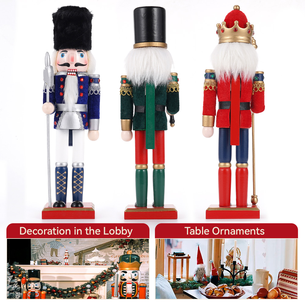30cm Christmas Nutcracker Wood - Nutcracker Figurine reseña y precio