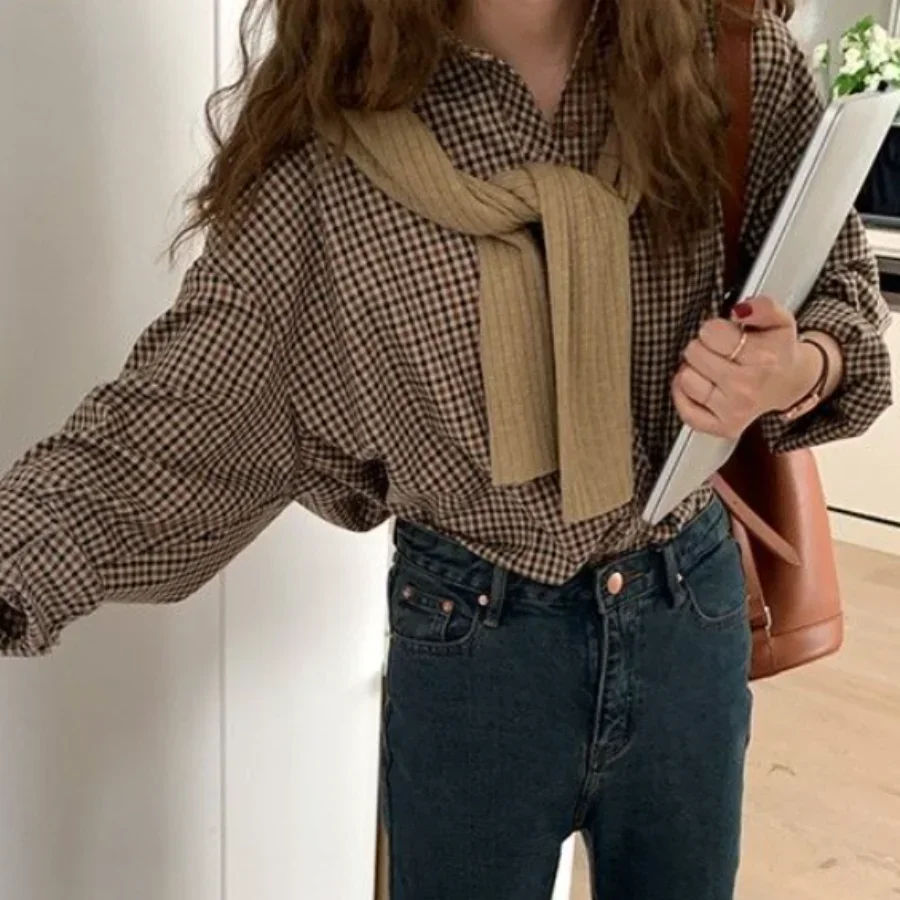 Plaid Shirt for Women's Autumn - Christmas Throw Blanket reseña y precio