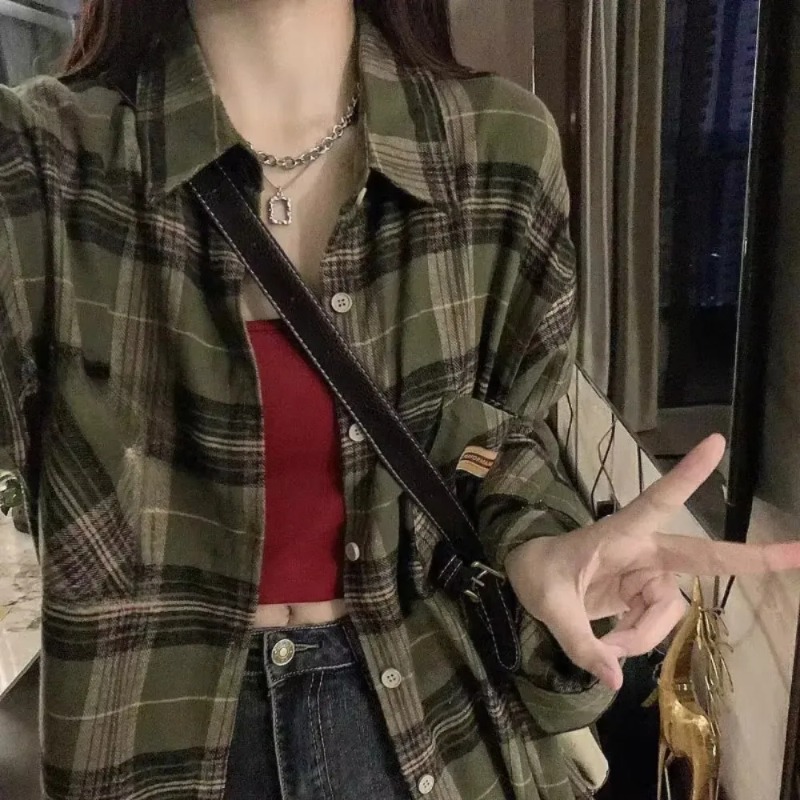 Plaid Shirt for Women's Autumn - Christmas Throw Blanket reseña y precio