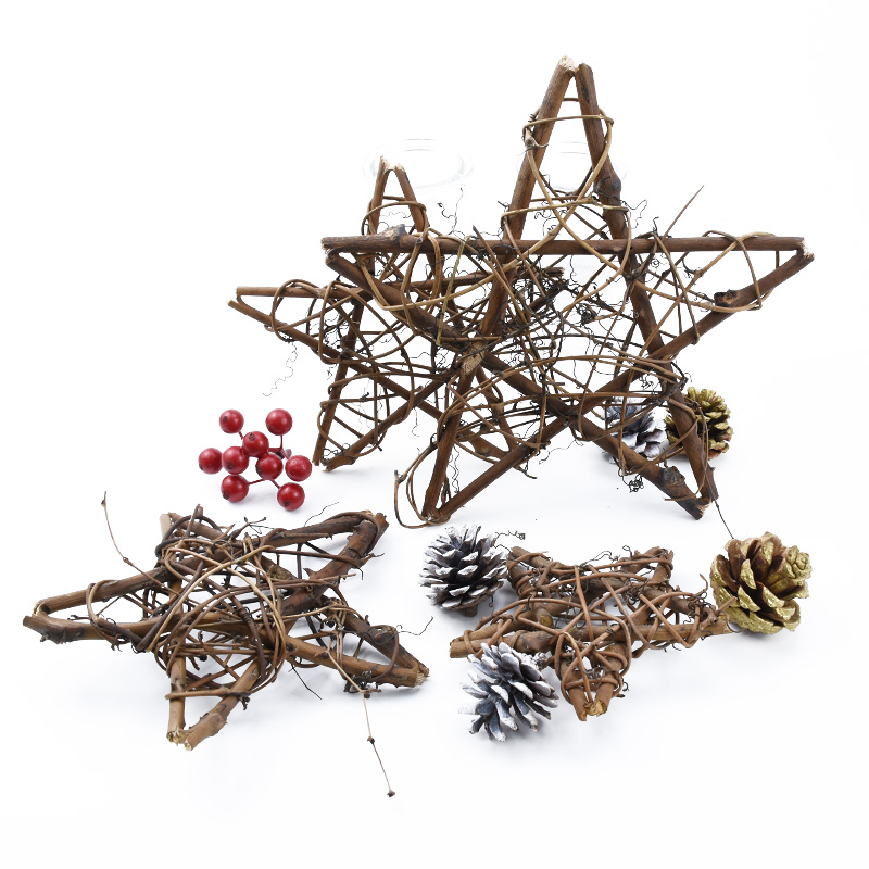 1pc 10/15/20cm Artificial Flow - Christmas Wreath Fake reseña y precio