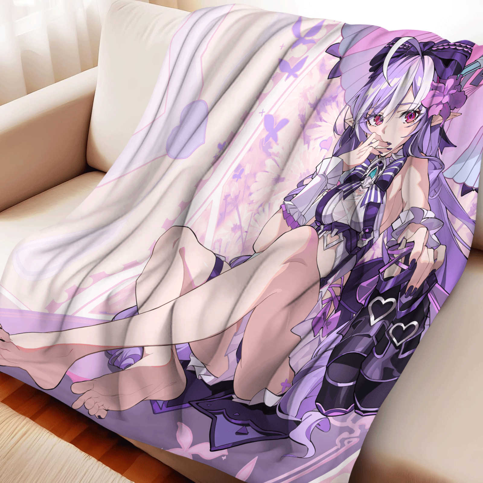 Cartoon Zenless Zone Zero  Fla - Christmas Throw Blanket reseña y precio
