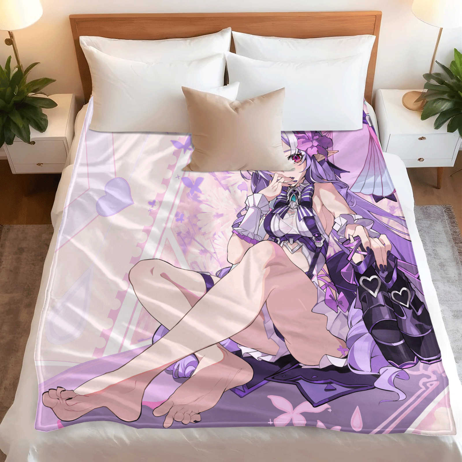 Cartoon Zenless Zone Zero  Fla - Christmas Throw Blanket reseña y precio