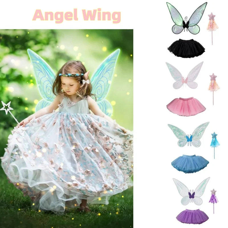 Princess Butterfly Fairy Wing  - Elf Costume Christmas reseña y precio