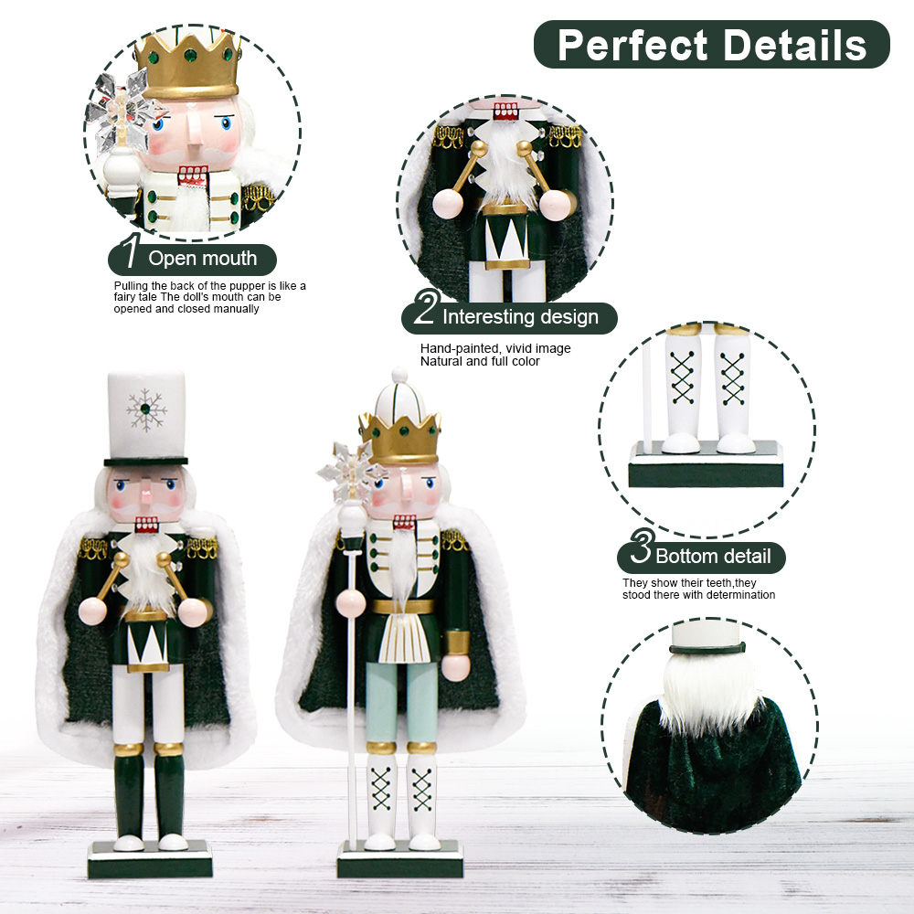 30CM Nutcracker snowflake cape - Nutcracker Figurine reseña y precio