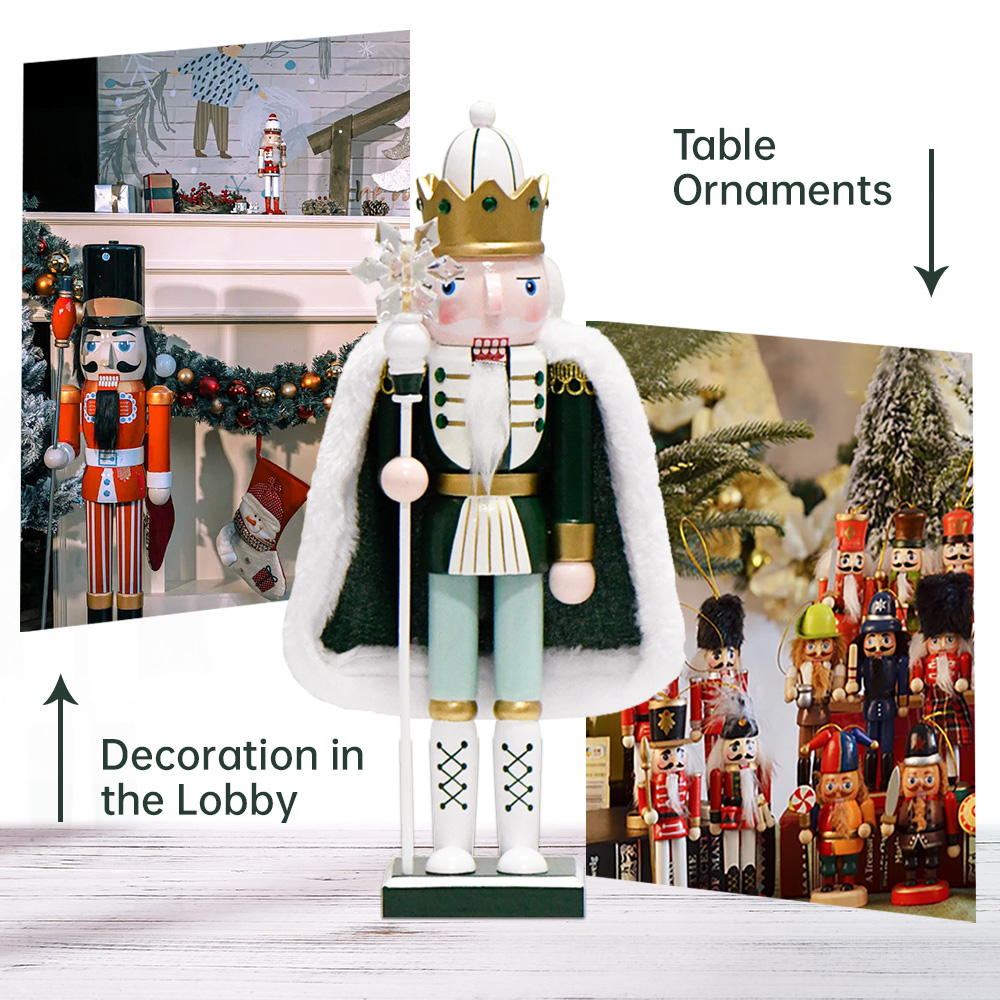 30CM Nutcracker snowflake cape - Nutcracker Figurine reseña y precio
