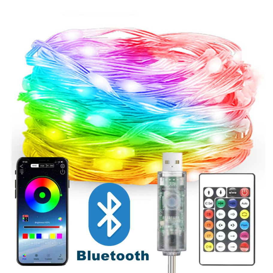 WS2812B LED Light String Smart - Led Fairy String Lights reseña y precio