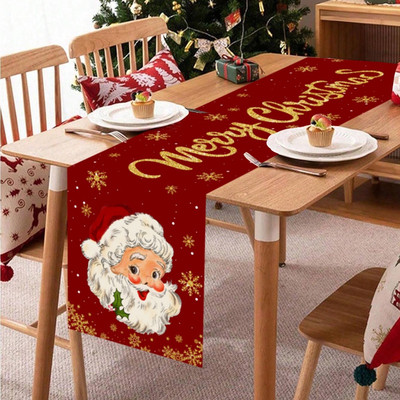 Christmas Table Runner Merry C - Christmas Table Runner reseña y precio