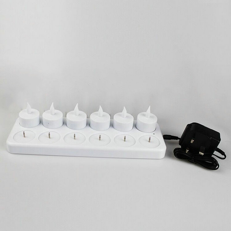 Set of 12 Rechargeable led can - Holiday Candle Set reseña y precio