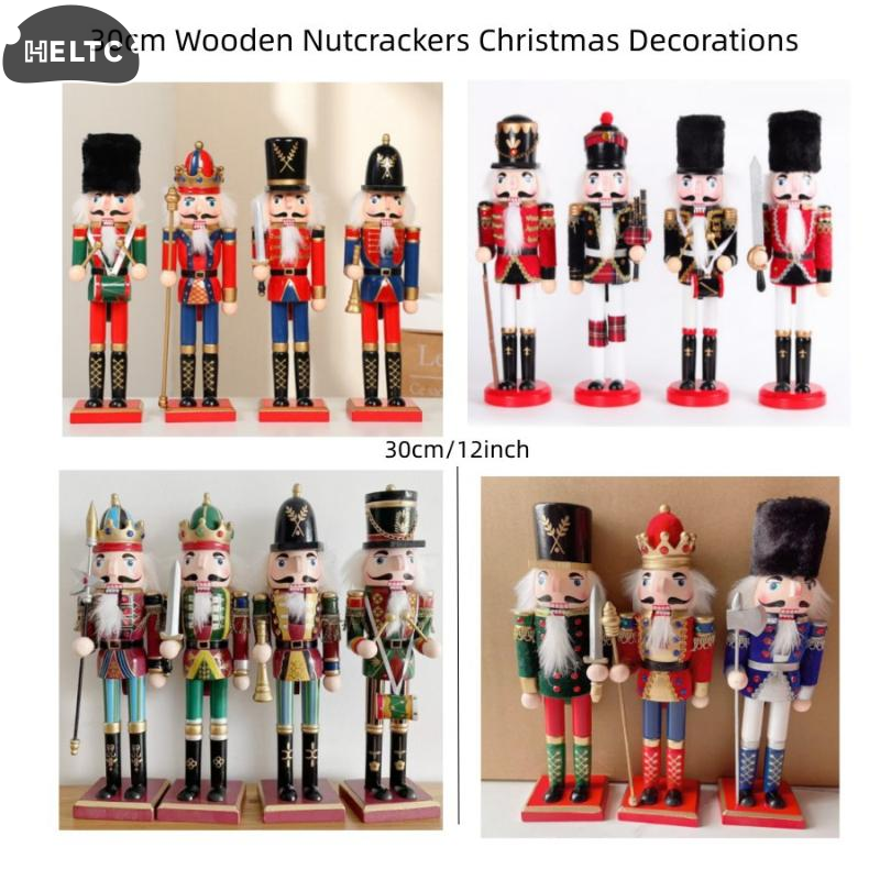 1Pcs 30CM Cartoon Walnut Soldi - Nutcracker Figurine reseña y precio