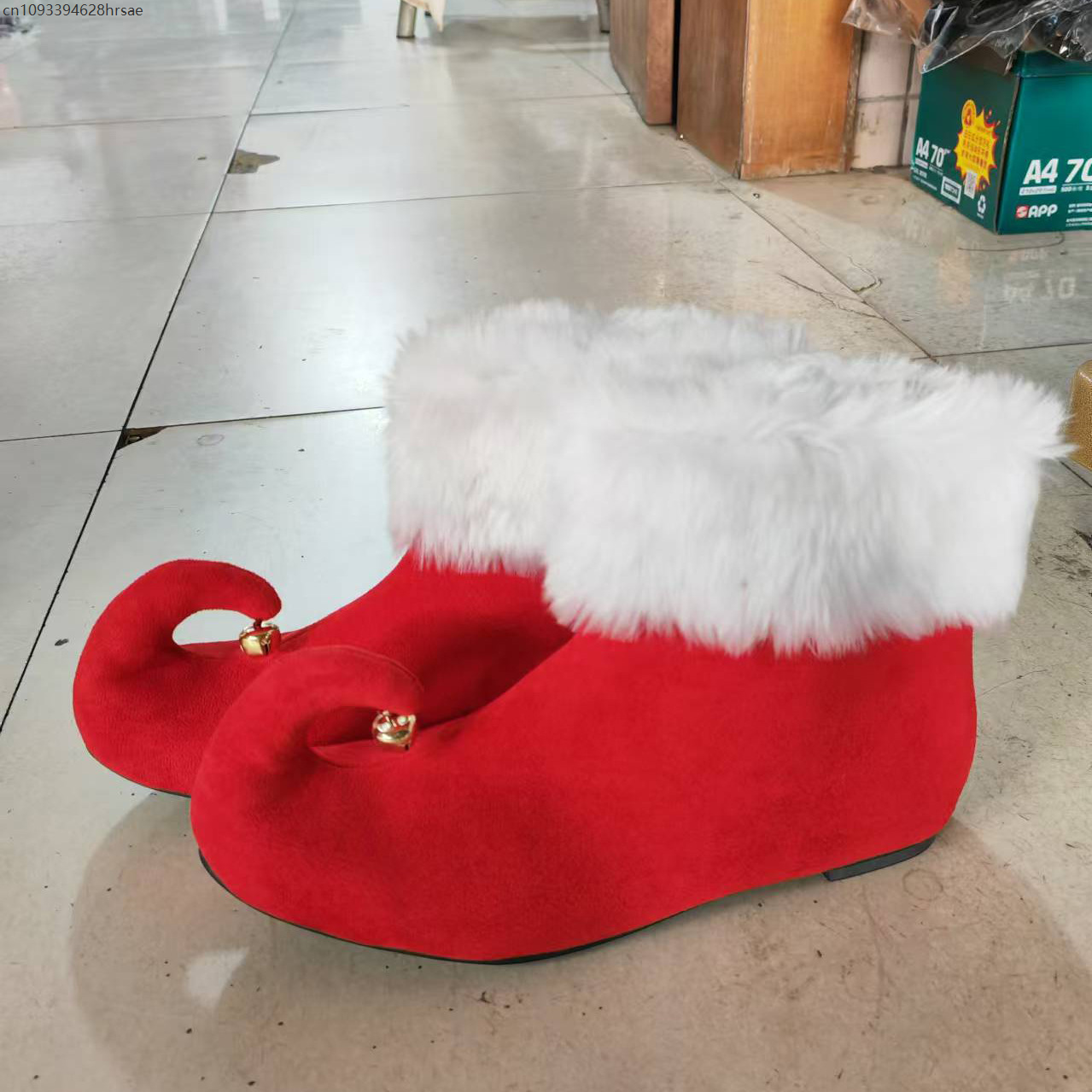 Christmas Suede Boots With Jin - Elf Costume Christmas reseña y precio