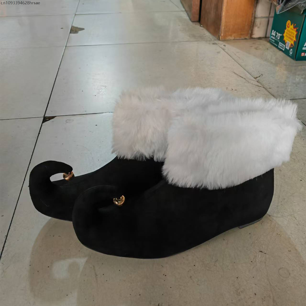 Christmas Suede Boots With Jin - Elf Costume Christmas reseña y precio