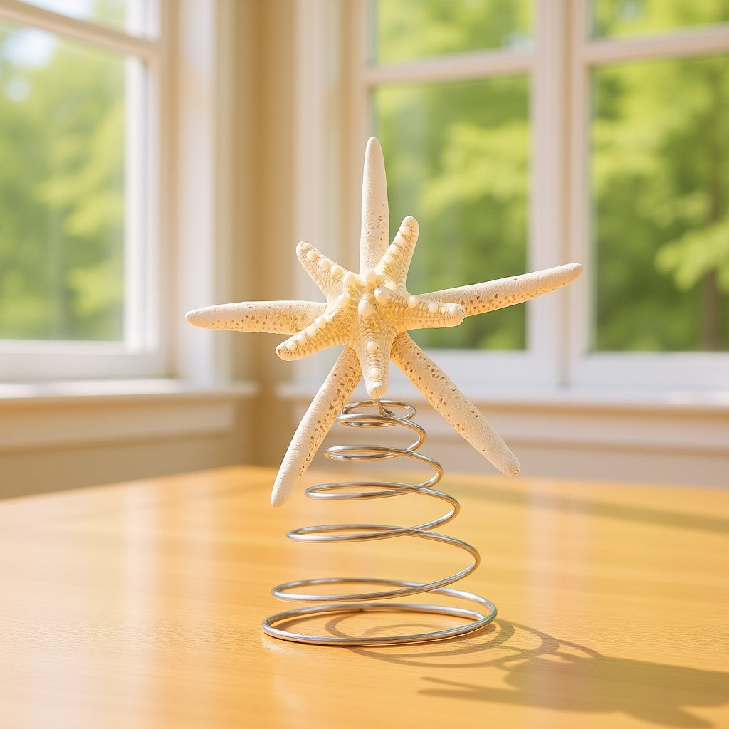 Beach-Themed Christmas Tree To - Star Tree Topper reseña y precio