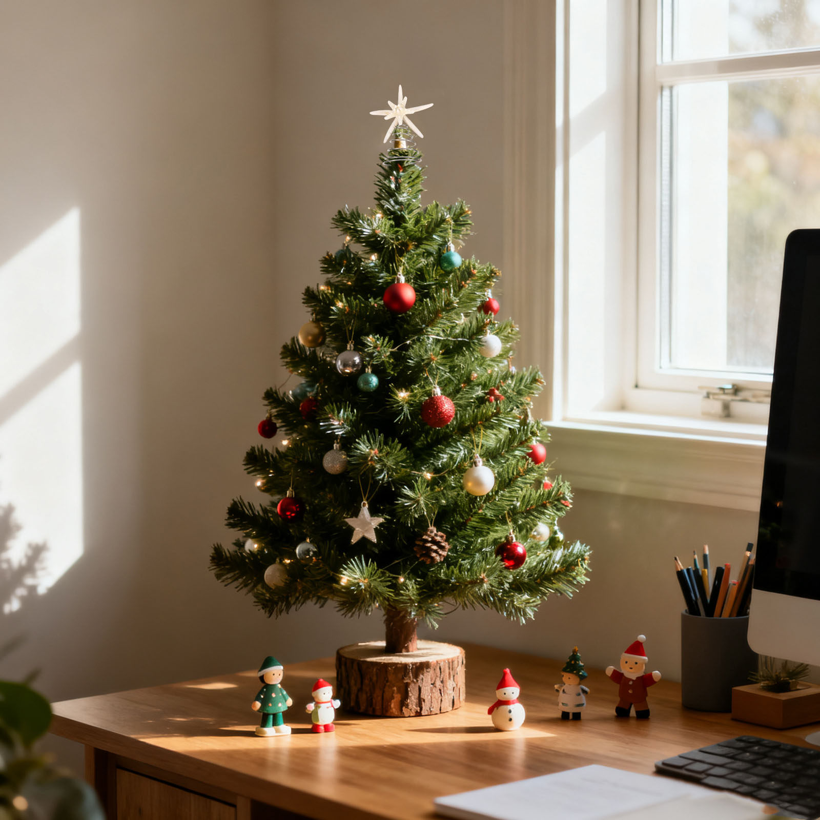 Beach-Themed Christmas Tree To - Star Tree Topper reseña y precio