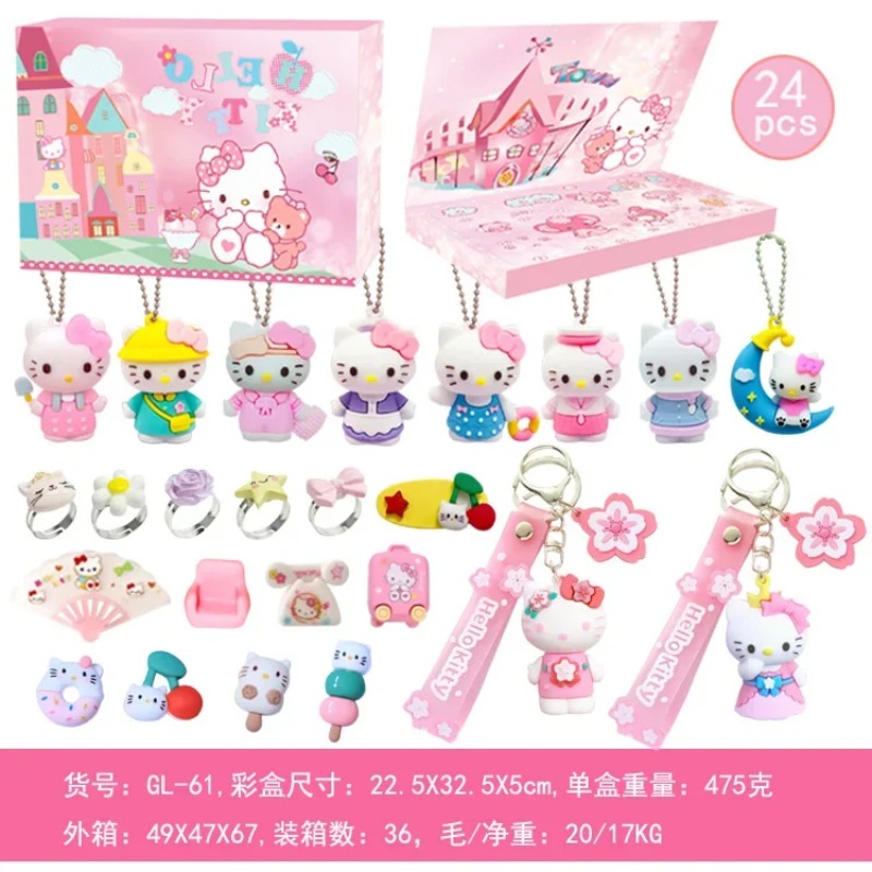 24pcs Cartoon Sanrios Anime He - Advent Calendar Gift reseña y precio