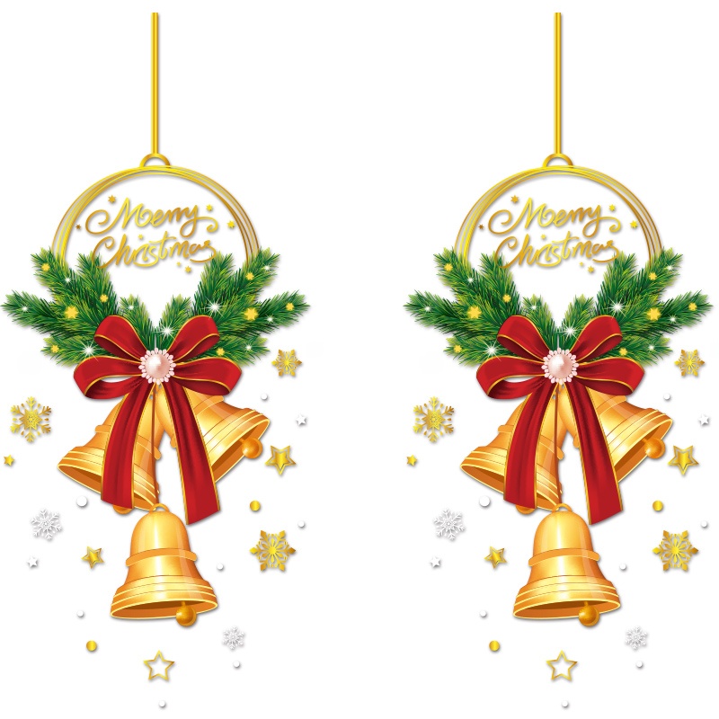 Gold Christmas Tree Snowflake  - Snowflake Window Decal reseña y precio