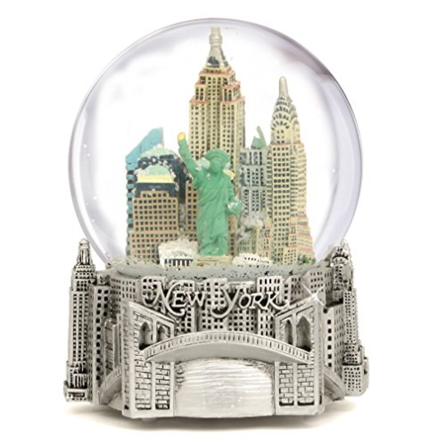 Silver Musical New York City S - Snow Globe Musical reseña y precio