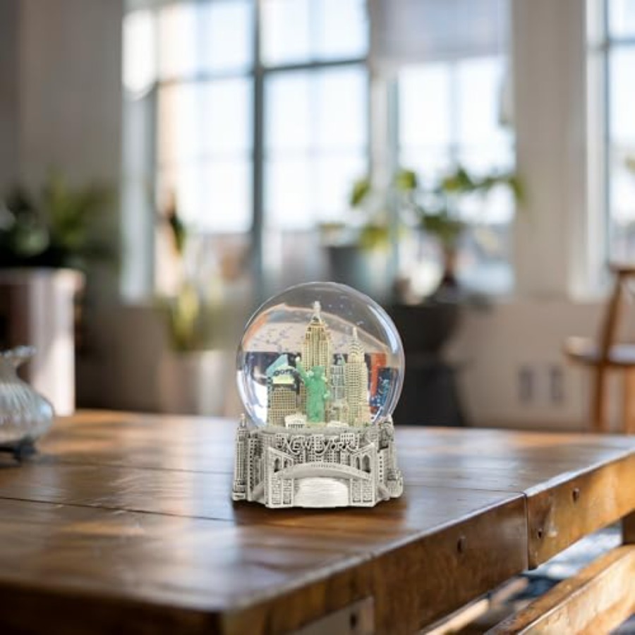 Silver Musical New York City S - Snow Globe Musical reseña y precio