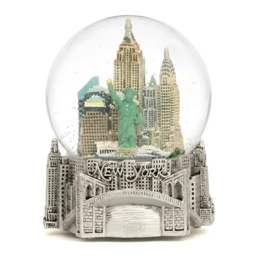 Silver Musical New York City S - Snow Globe Musical reseña y precio