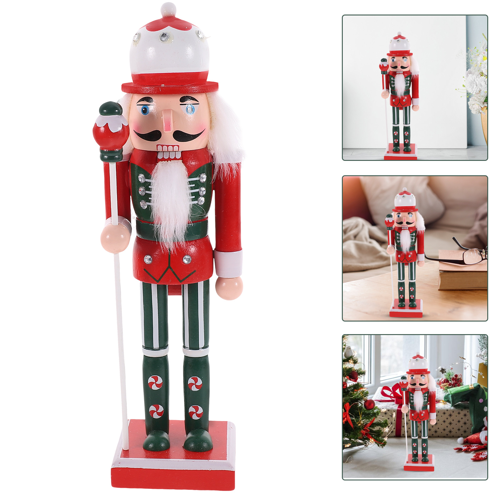 25Cm Wooden Wooden Nutcracker  - Nutcracker Figurine reseña y precio