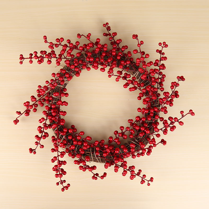 Artificial Berry Branch Decora - Christmas Wreath Fake reseña y precio