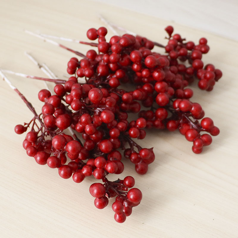 Artificial Berry Branch Decora - Christmas Wreath Fake reseña y precio