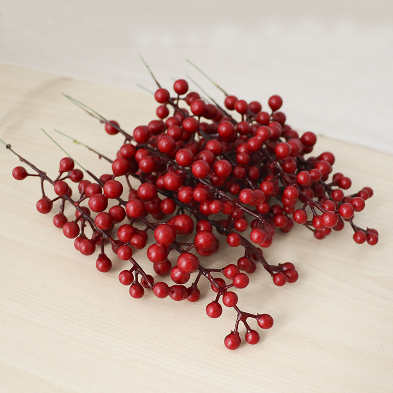 Artificial Berry Branch Decora - Christmas Wreath Fake reseña y precio